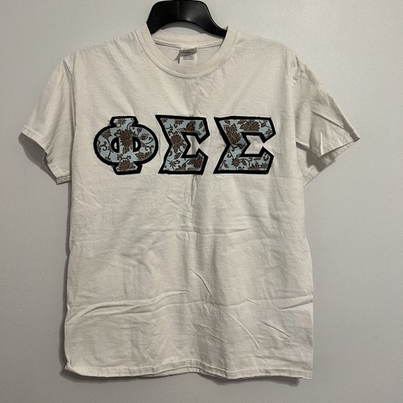 Phi Sigma Sigma Letters T-Shirt - Picture 1 of 1